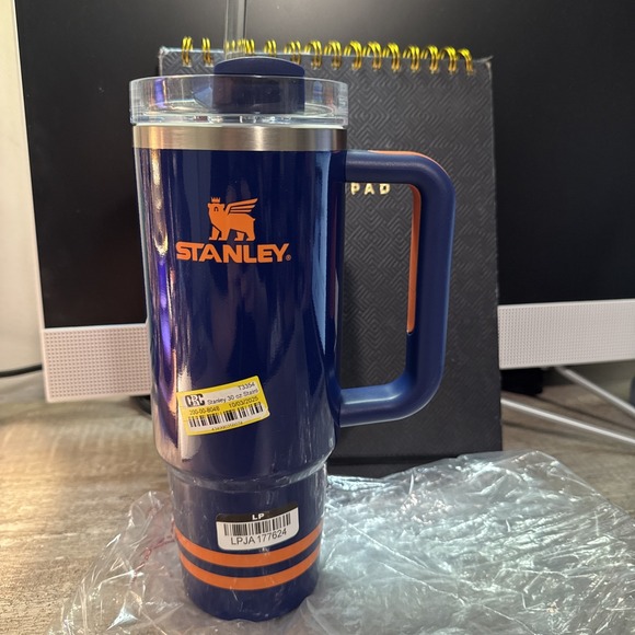 Stanley Other - NEW Stanley 30 oz H2.0 FlowState Quencher Tumbler Regal Blue Shimmer Orange T1
